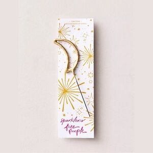 Free People Gold Crescent Sparkler